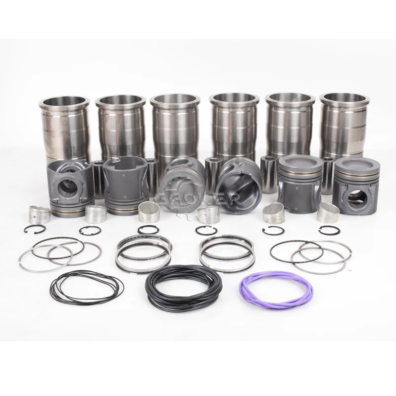 

GaoKer Excavator Engine Parts Overhaul Kits D16D D12D D8K D13F Engine Cylinder Piston Liner Kit For Volvo Replacement