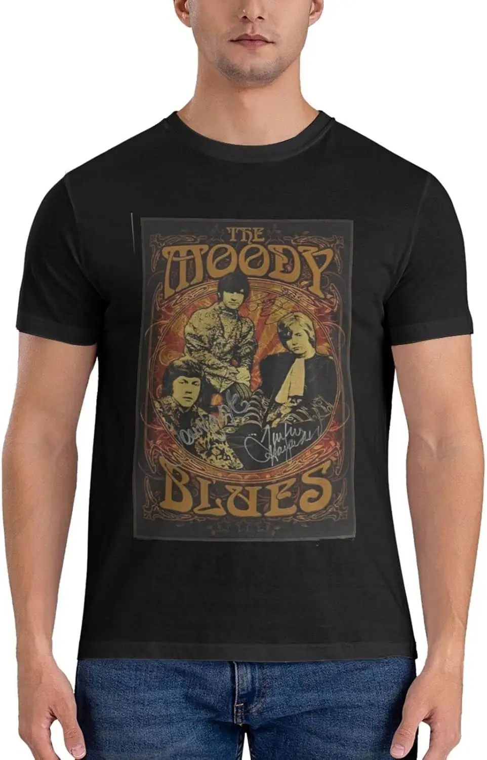 

Men T Shirts Round Neck Short Sleeve Tops Novelty Custom Tees Clothes