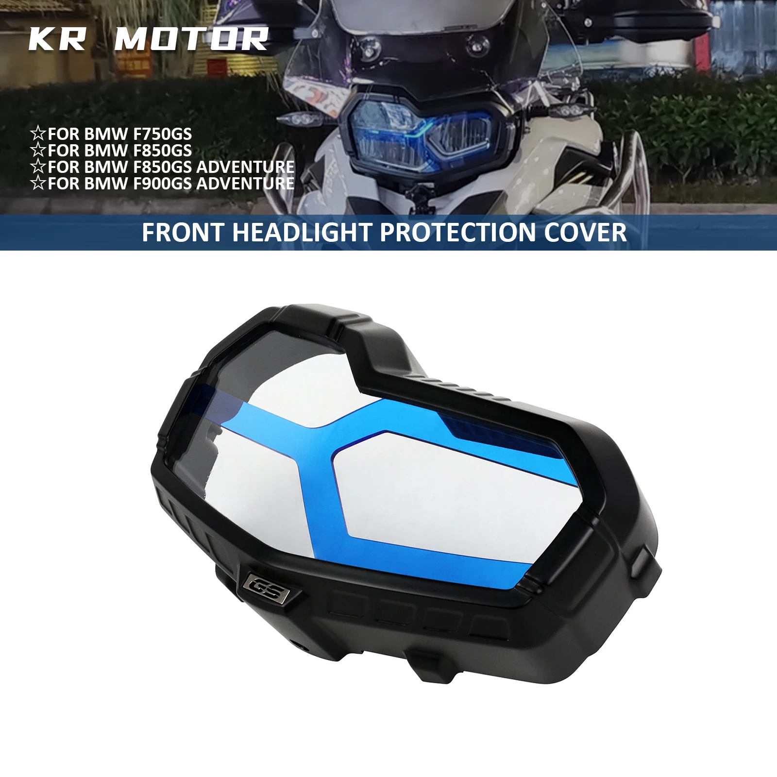 

Motorcycle Front Headlight Protection Cover Head Light Cover For BMW F750GS Adventure F850GS Adv 2018-2024 F900GS ADV 2023-2025