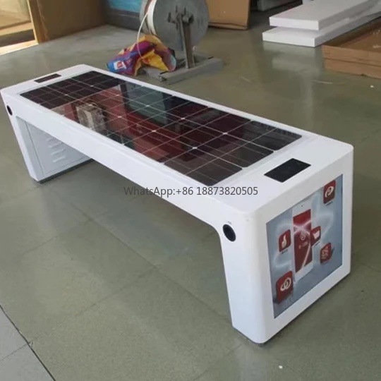 Outdoor Wireless Charging Smart Solar Funiture Bench Table