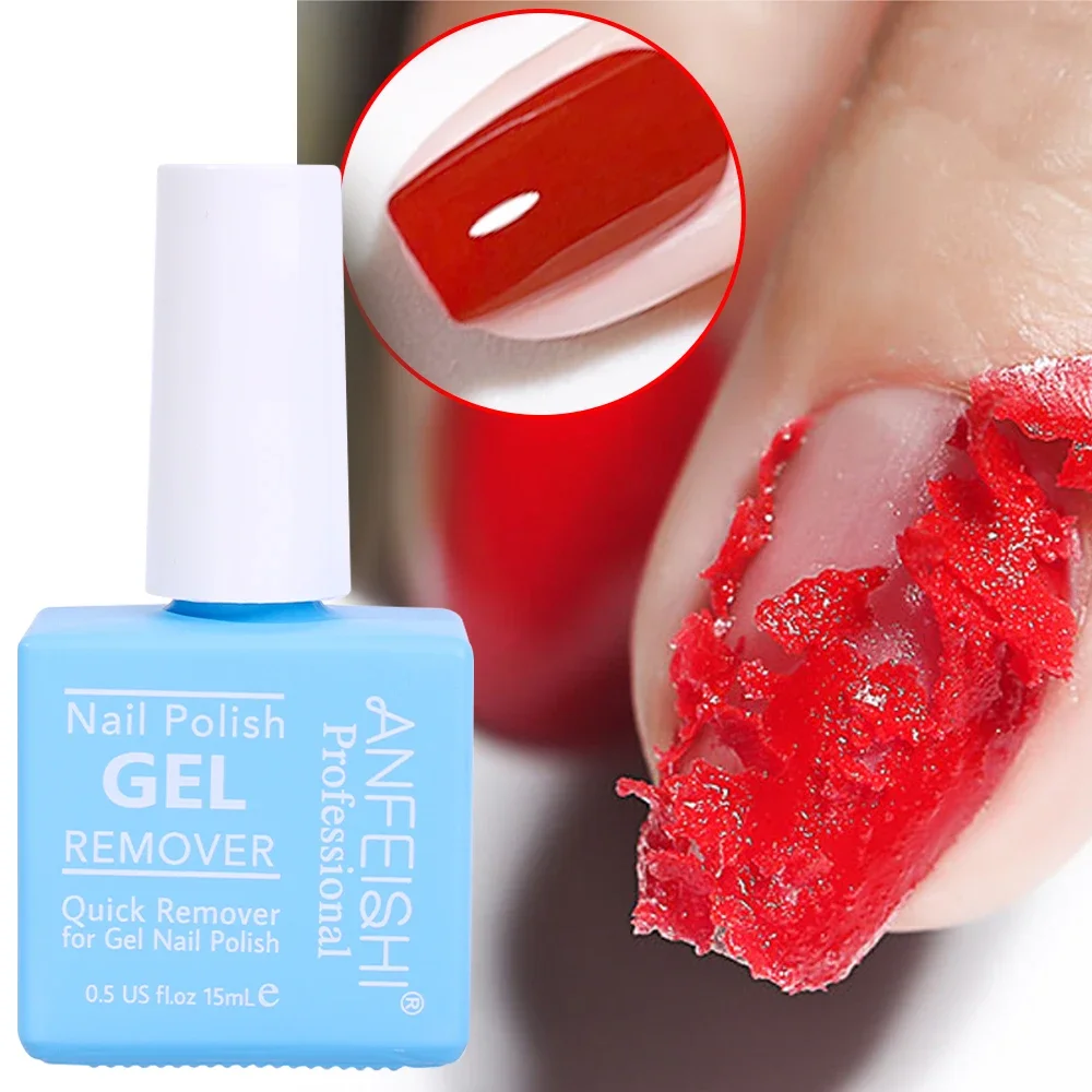 Removedor de esmalte de uñas de Gel profesional, herramientas de manicura, removedor rápido de esmalte de uñas de Gel UV, limpiador de eliminación de ráfaga, 15ml