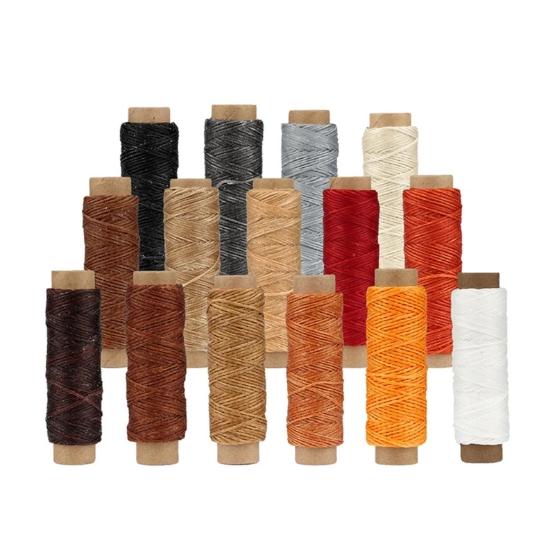 

15 Colors Sewing Thread Leather Sewing Thread Stitching Thread for Shoe Repair X3UC