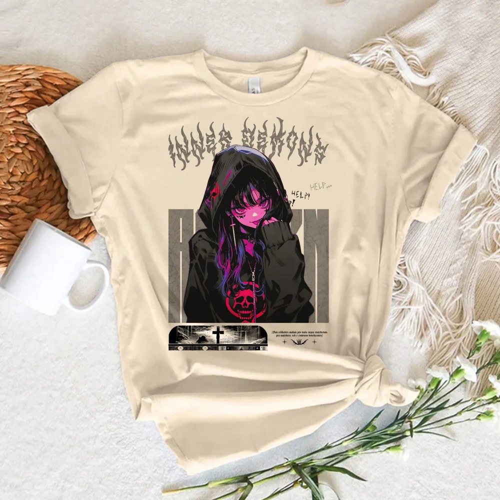 Crybaby tshirt women summer graphic harajuku tshirt female anime harajuku y2k clothing