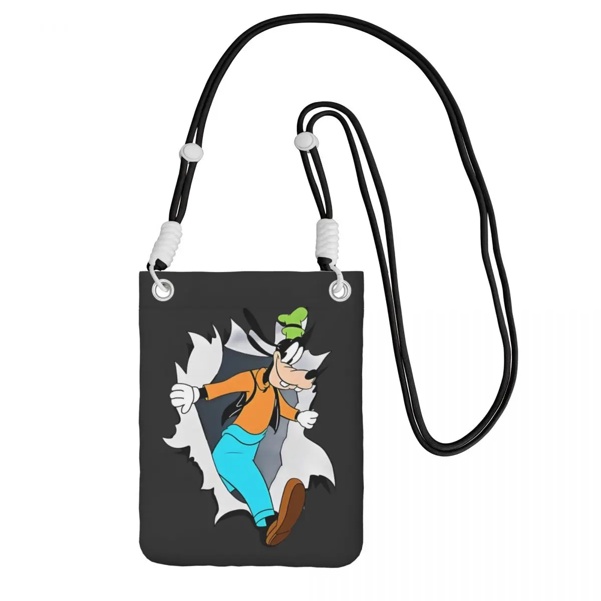 

Custom Casual Goofy Mobile Phone Bag Men Women Cartoons Shoulder Crossbody Bag Shopping Adjustable Length