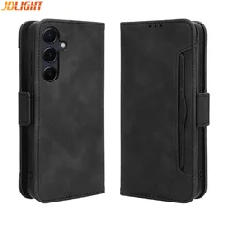 For Samsung Galaxy A55 5G Wallet Case Magnetic Book Flip Cover Card Photo Holder Luxury Leather Mobile Phone Cases