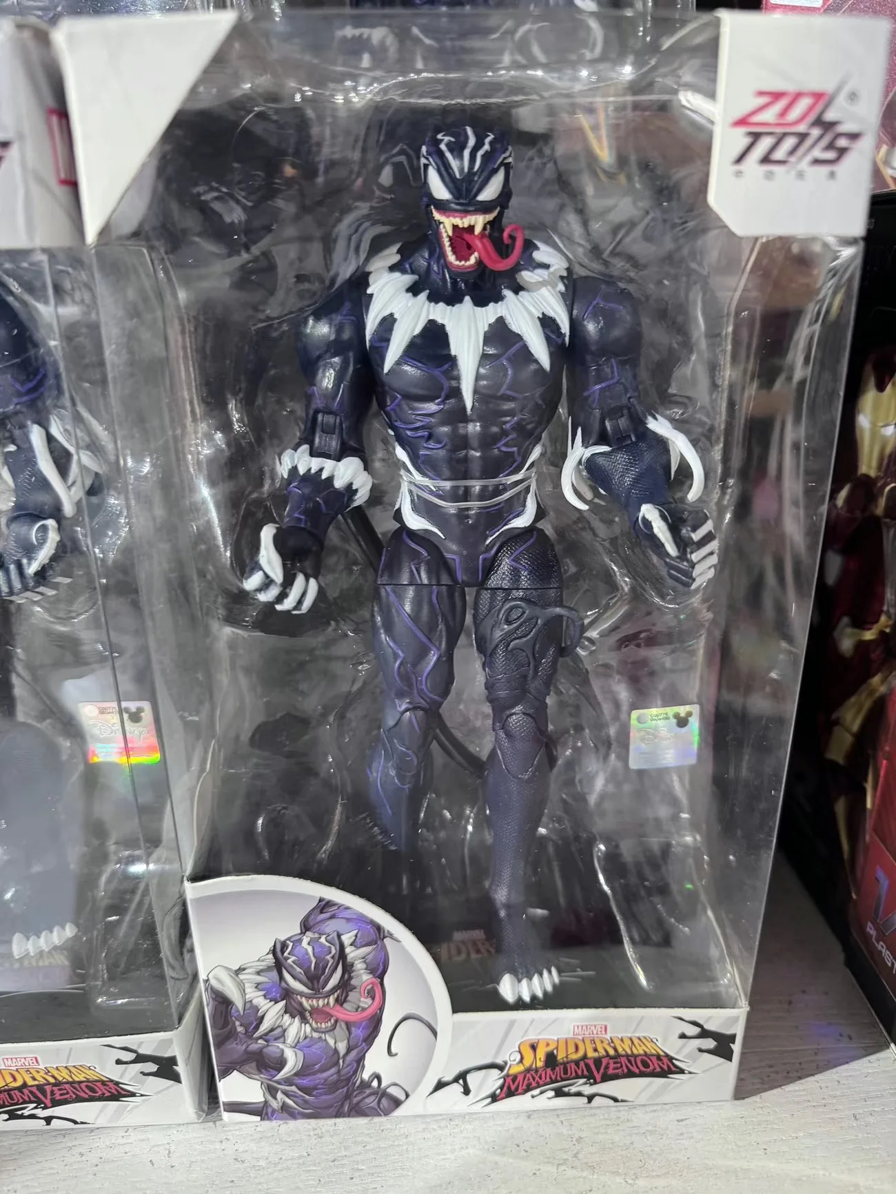 Original Zd Venom Parasitic Spider Man Iron Man Thanos Captain America Black Panther Action Figure Marvel Legends Toys Gifts - view 4