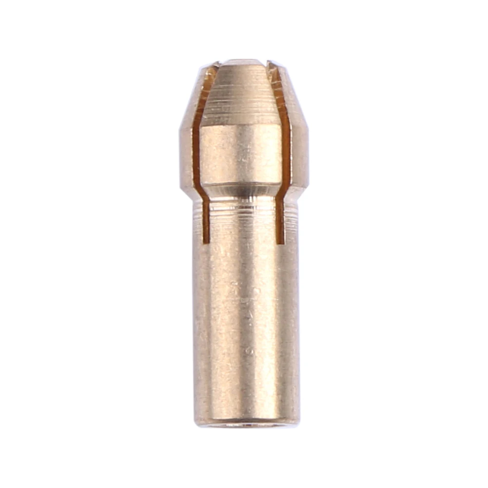 10pcs Drill Chucks Bits Brass Collet Mini Chuck for Dremel Rotary Tool 4.3mm Dia 0.5mm-3.2mm Power Accessory