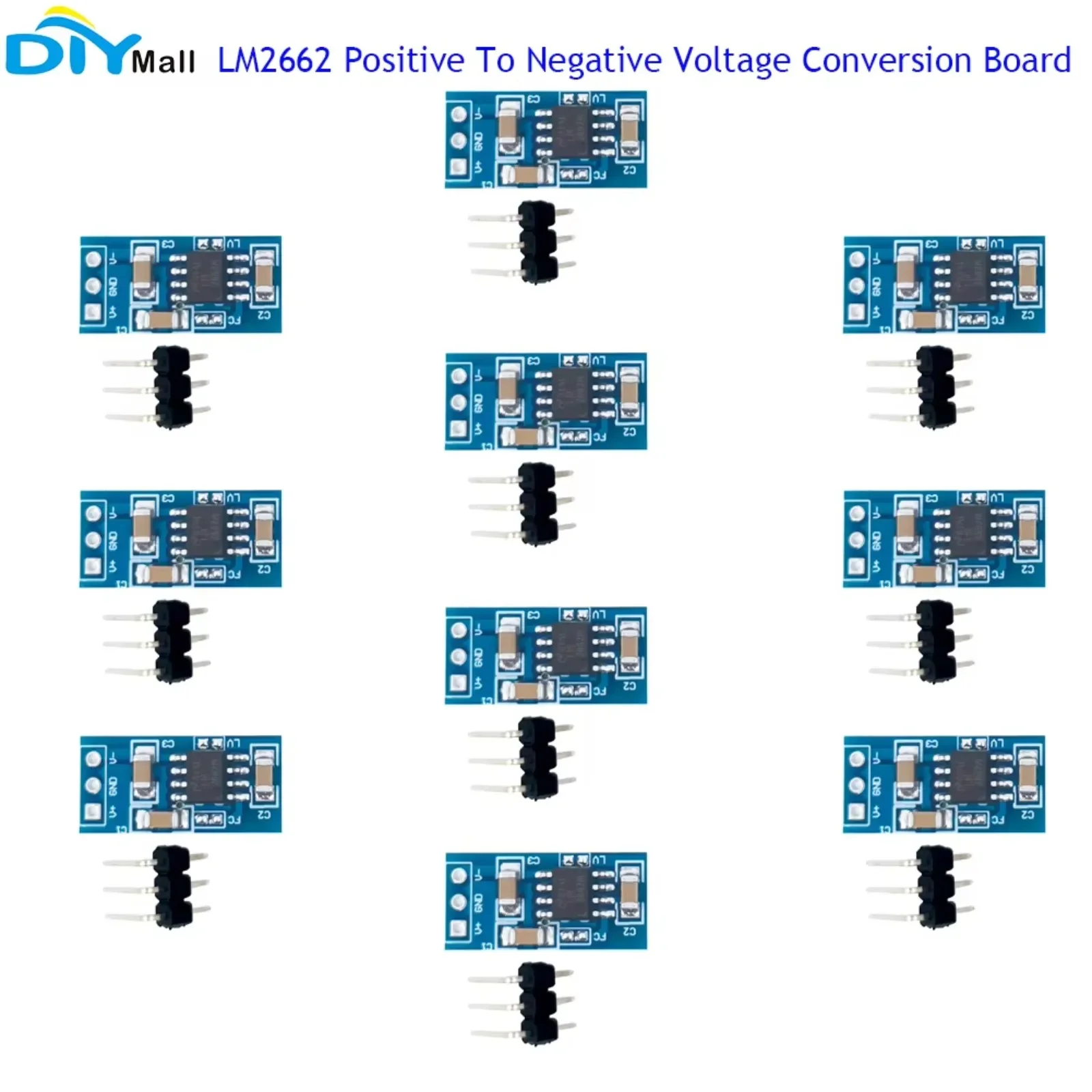 10x LM2662 Positive To Negative Voltage Conversion Board 1.5-5.5V Input High precision Voltage Inversion Module Switch Regulator