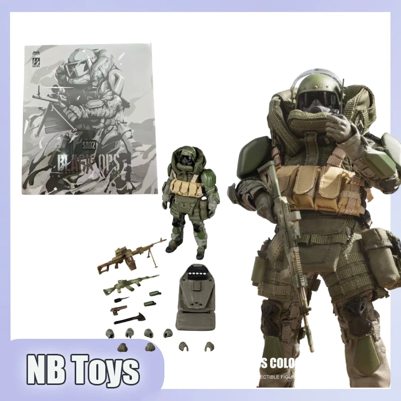 

Фигурка HASUKI 1/12 H SALVO SA01: Мужской солдат в черном камуфляжном боевом костюме, 6 дюймов, игрушка Call of Duty