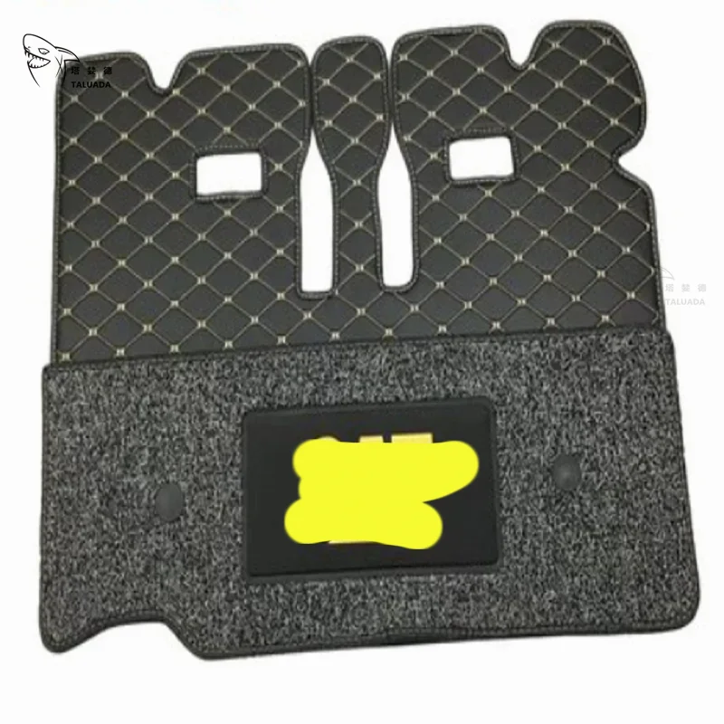 عالية الجودة المقصورة الحصير القط E70b E120b E200b حفارة المطاط الكابينة أسود أحمر القماش حصيرة السجاد #2