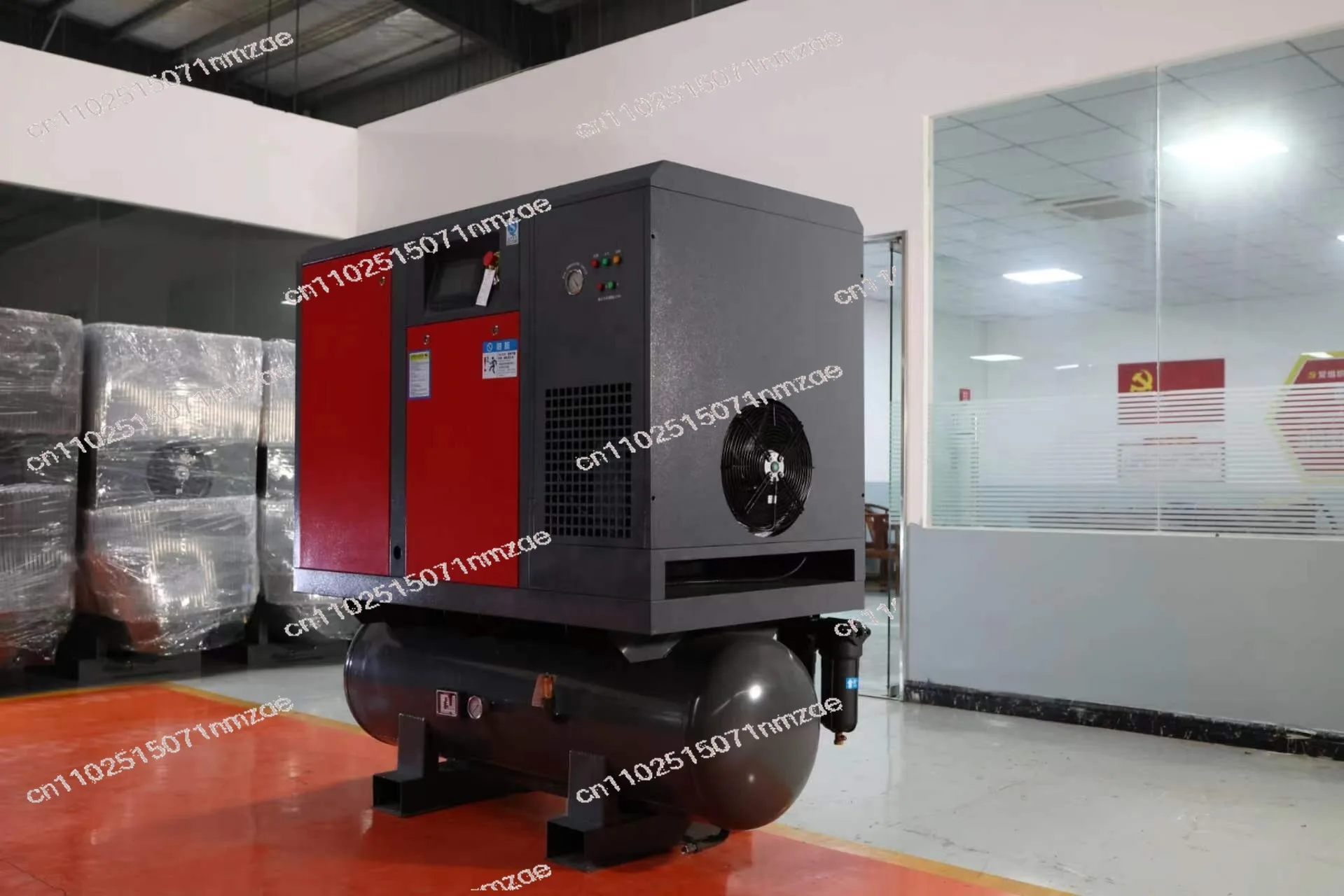 11KW 15KW 4-in-1 Integrated Screw Air Compressor 16Bar with Air Dryer Filter Air Tank for Fiber Laser Cutter