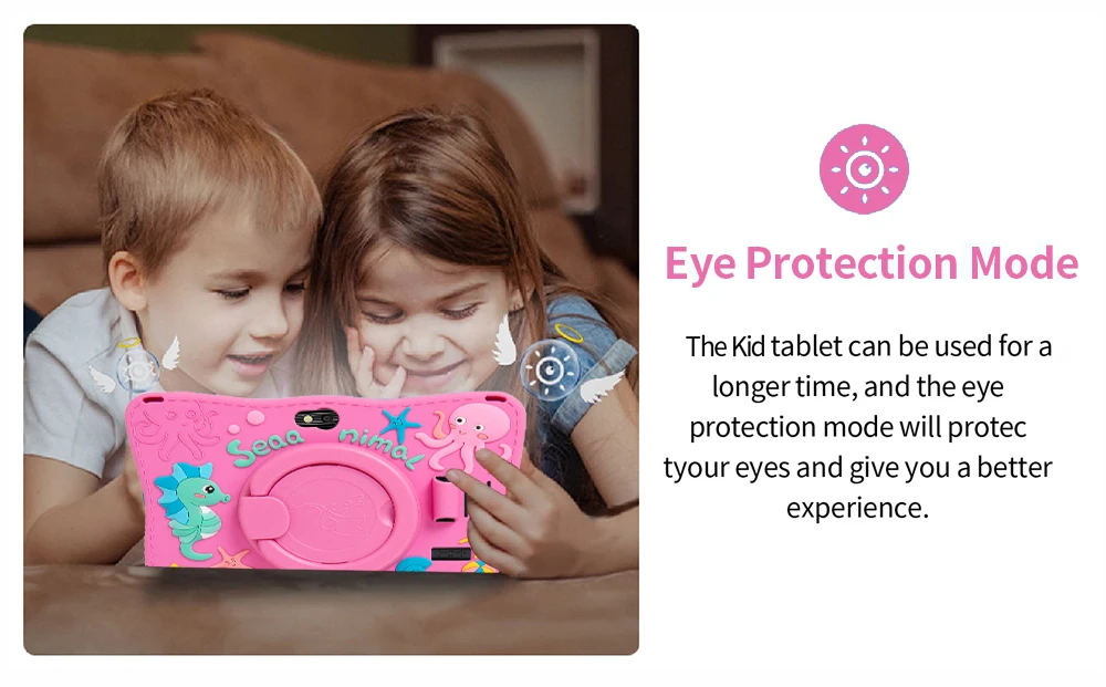 Neues Kinder-Tablet 7 Zoll Quad-Core Android 4GB/64GB Google Play WLAN Bluetooth Günstiges und Einfaches Lieblingsgeschenk der Kinder Tablet-PC – Detail 8