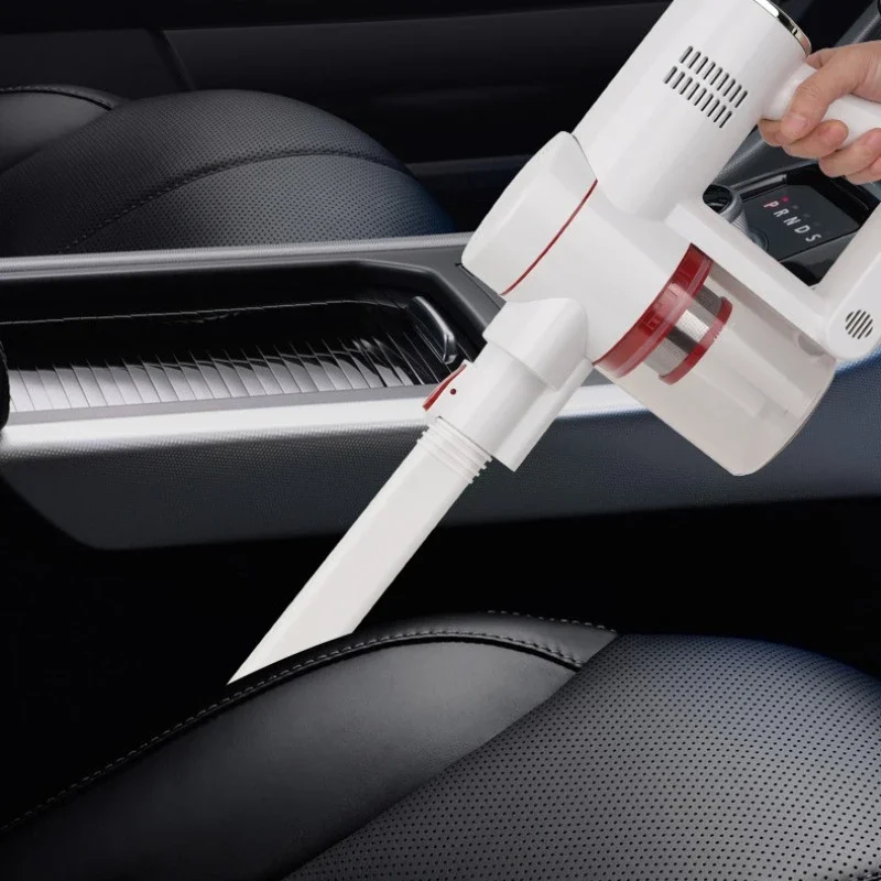 Aspiradora inalámbrica de mano con filtro HEPA y motor de alta potencia para limpieza de automóviles en el hogar