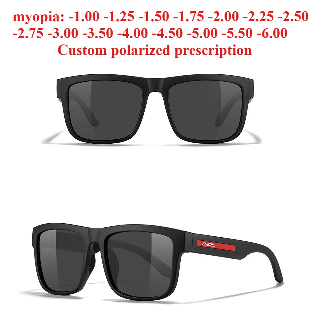 

55mm men's polarized prescription sunglasses nearsightedness, astigmatism, uv400 blue light blocking - reading glasses