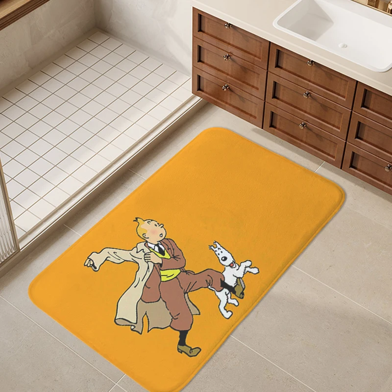 Carpet Entrance of House H-Tintins Custom Doormat Bathroom Foot Mat Corridor Kitchen Living Room Bedroom Rug Home Decor Items