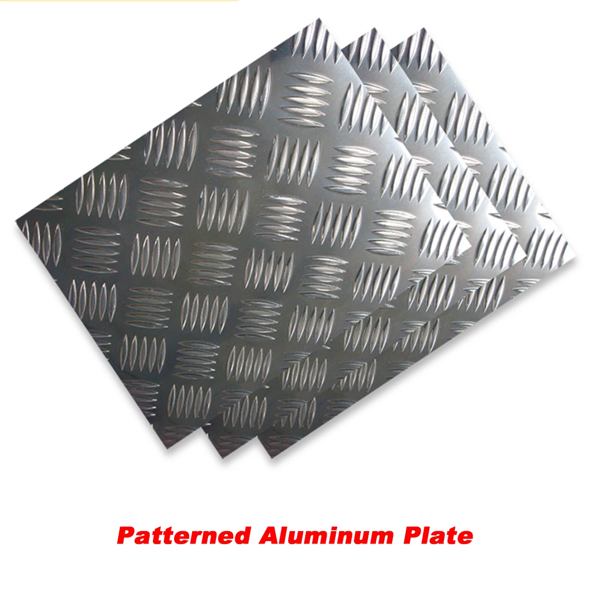 Aluminum Alloy Patterned Aluminum Plate, Anti Slip Patterned Plate, Embossed Five Bar Aluminum Plate, 1.5/2/2.5/3/4/5/6mm Thick