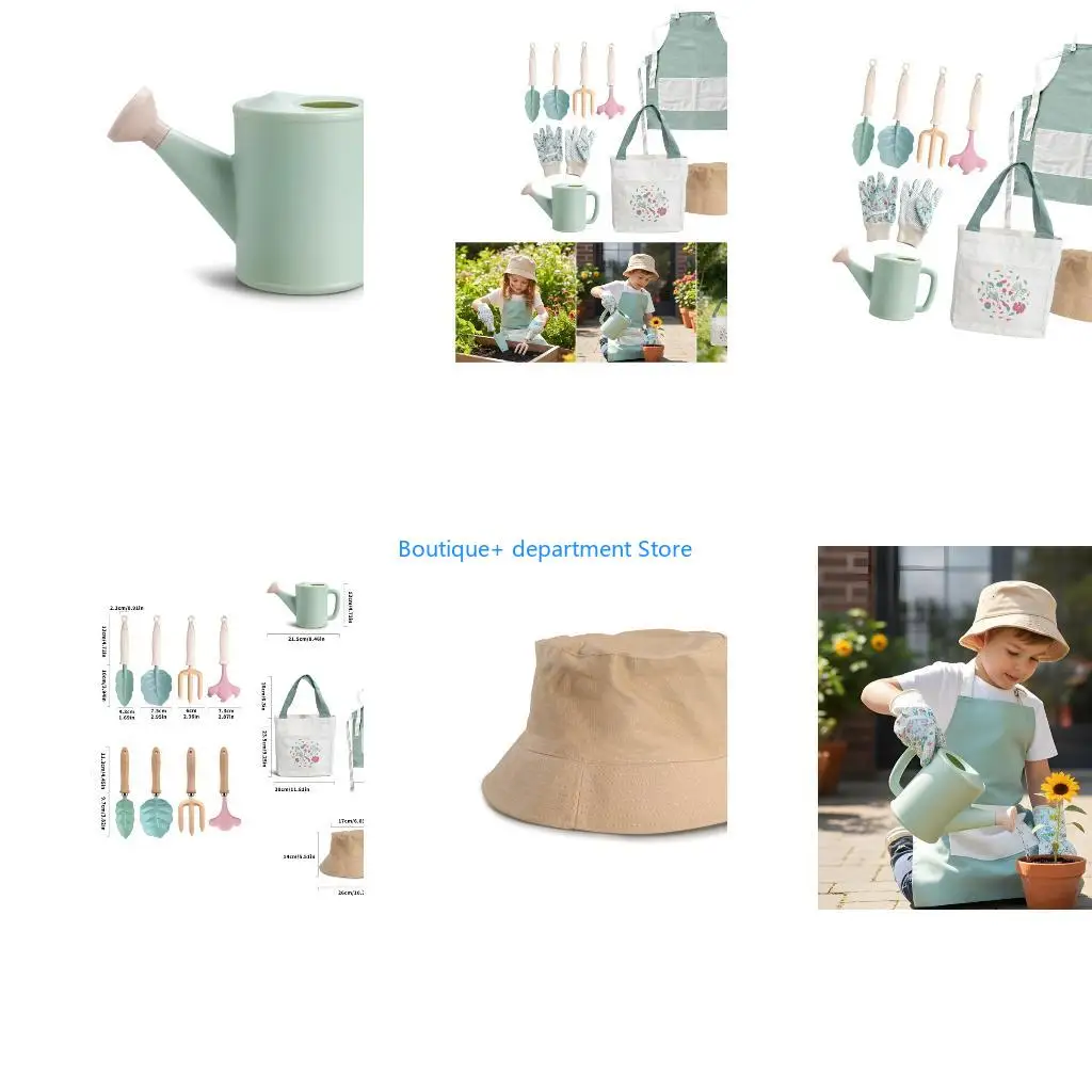 E1PD Brilliantly Colored Garden Equipment Set For Junior Gardeners Ages 3 And Up