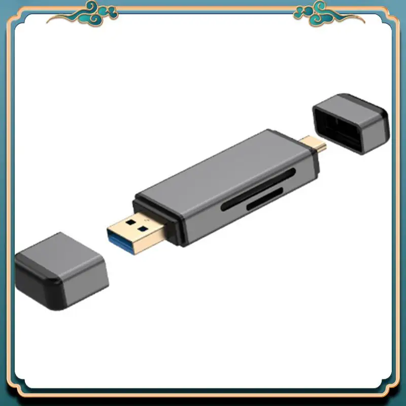 (جديد) - قارئ بطاقات TF محول OTG USB3.0 محرك فلاش SD TF قارئ بطاقات من النوع C إلى محول SD ملحقات الهاتف المحمول