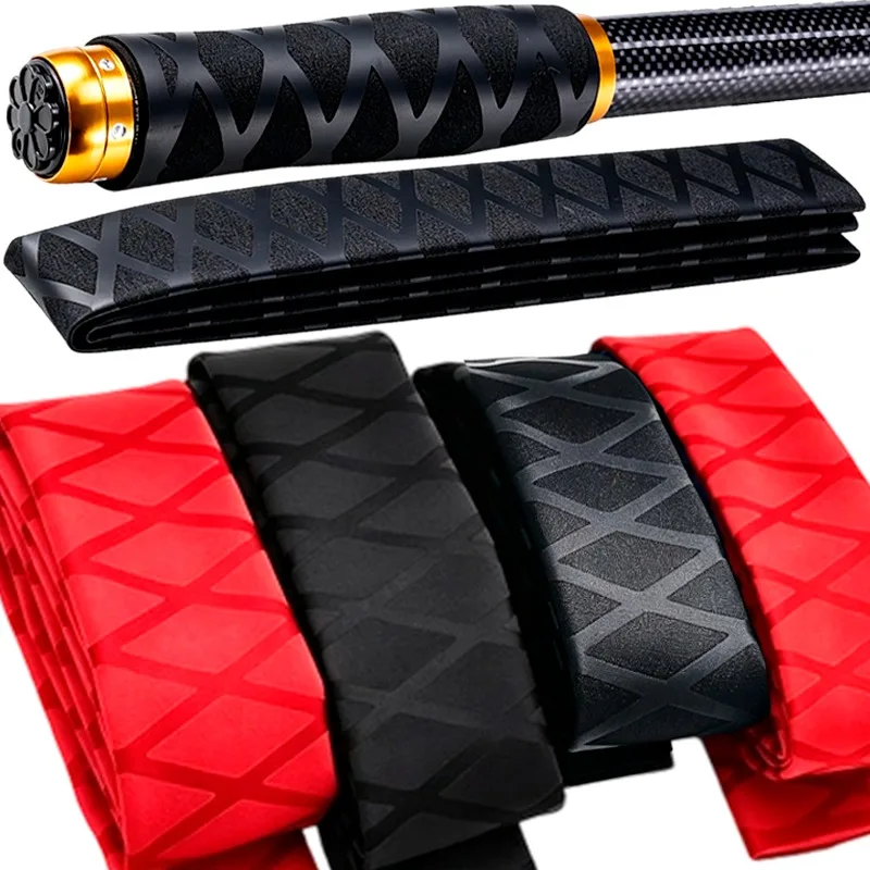 Non-slip Heat Shrink Wraps Tubing Fishing Rod Bicycle Handle  Sleeves Insulation Waterproof Racket Handle Grip Tube Repair Tool