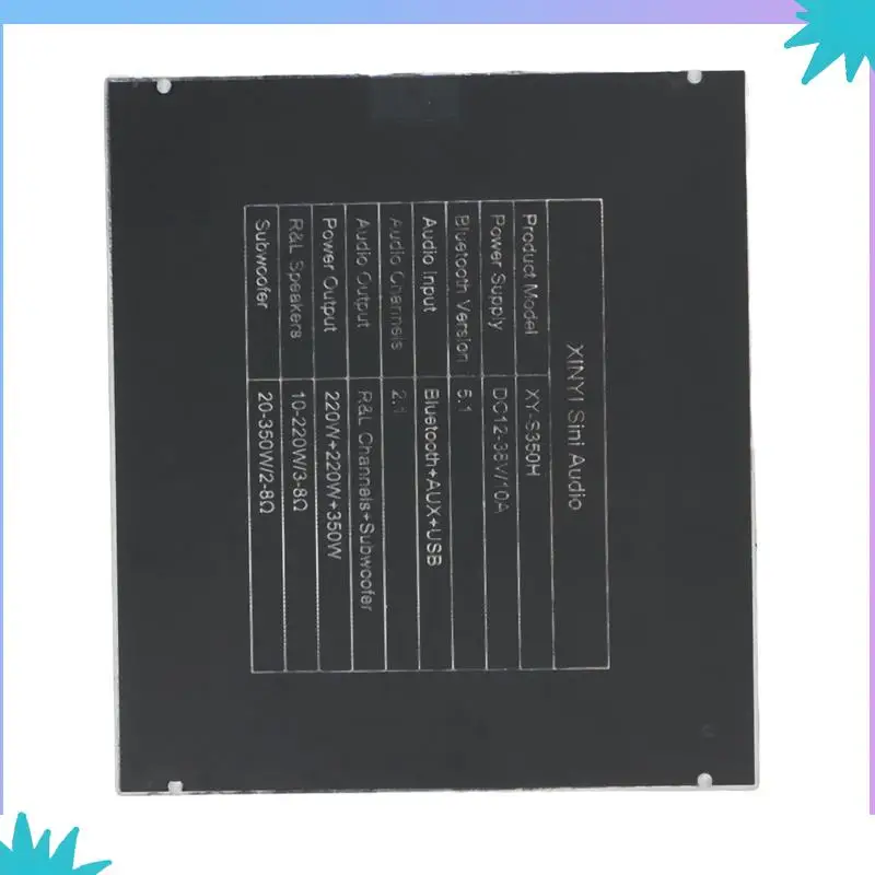 ABZW 2X XY-S350H 2.1 チャンネル TPA3251 Bluetooth パワーアンプボード高低音サブウーファー 220Wx2 + 350W