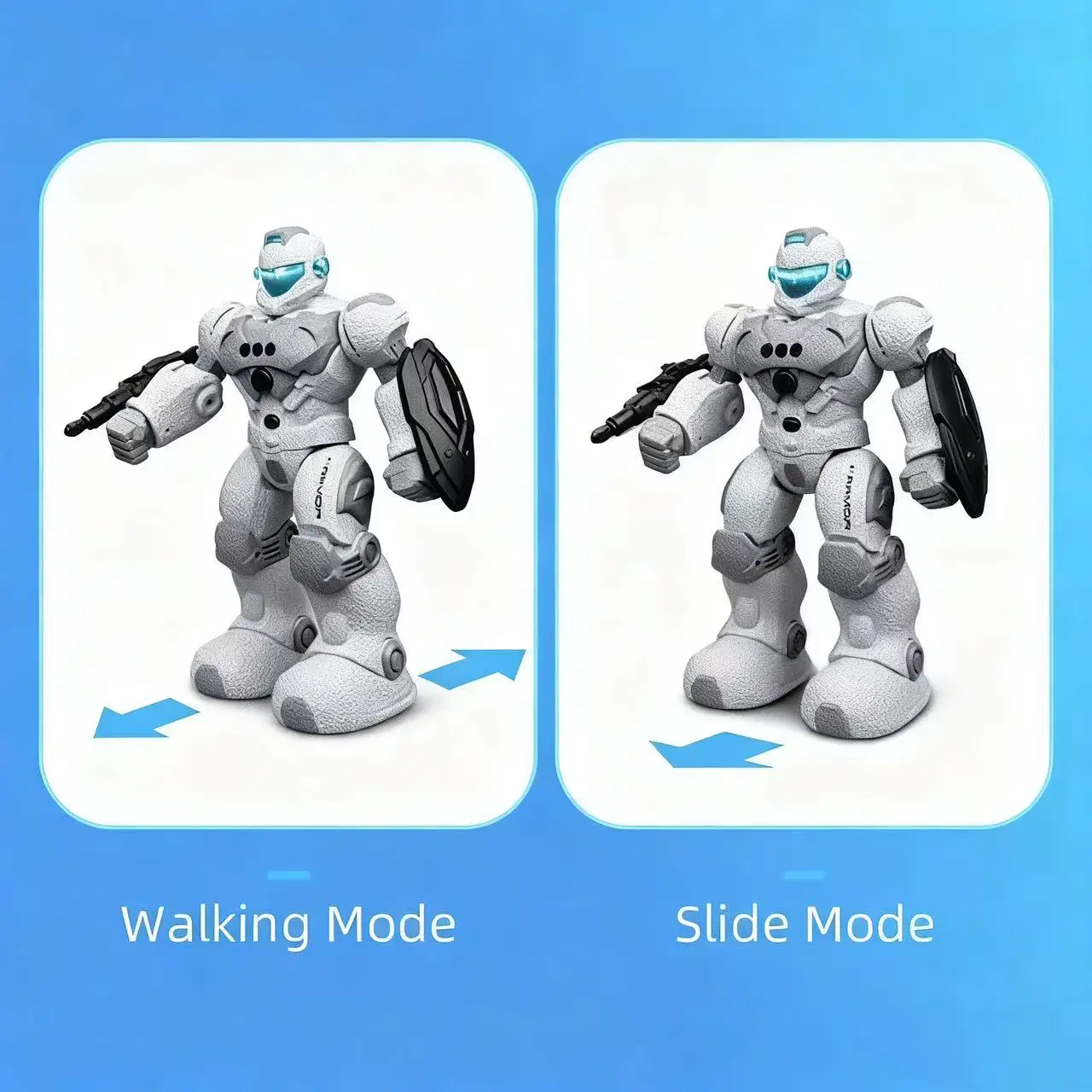 Programación de detección de gestos, Robot eléctrico inteligente con Control remoto, interruptor deslizante para caminar, bala de fuego, demostración automática, juguete de Robot RC para cantar y bailar