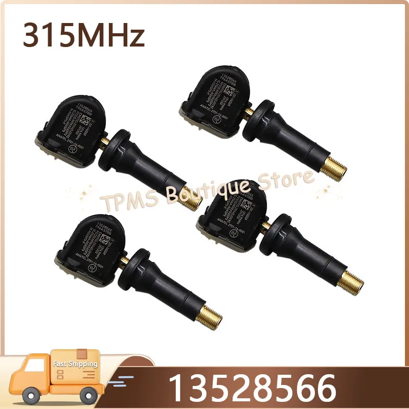 

13528566 4pcs 315MHz Car Tire Sensors System TPMS Sensor For Chevrolet Silverado HD GMC Sierra HD 2018-2020