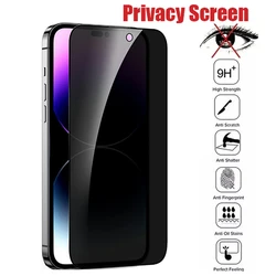 Anti Spy Screen Protector For iPhone 15 14 13 12 11 Pro Max 13 Mini Privacy Tempered Glass For iPhone 15 14 8 Plus X XR XS Max