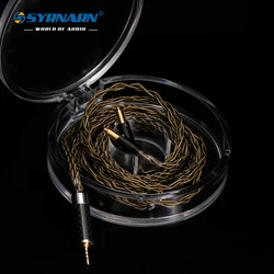 SYRNARN 6N Single Crystal Copper for Shure SRH1840/1440/1540 HIFI Headphone Upgrade Balanced Cable 4Pin XLR/2.5/4.4/6.35mm Plug