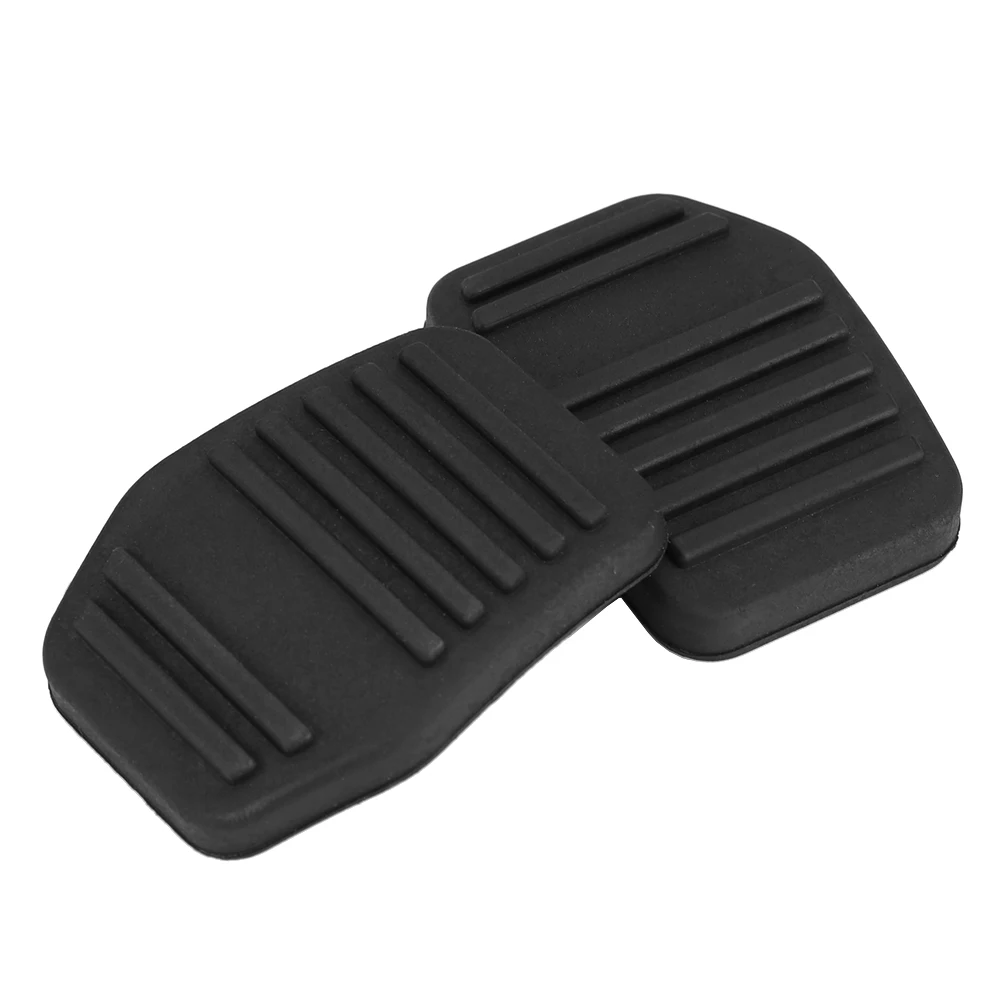 2pcs  63 * 47mm Car Brake Clutch Pedal Rubber Pad Cover Shock Absorber  Foot Pedal Pad for Ford Transit MK6 MK7 2000-2014