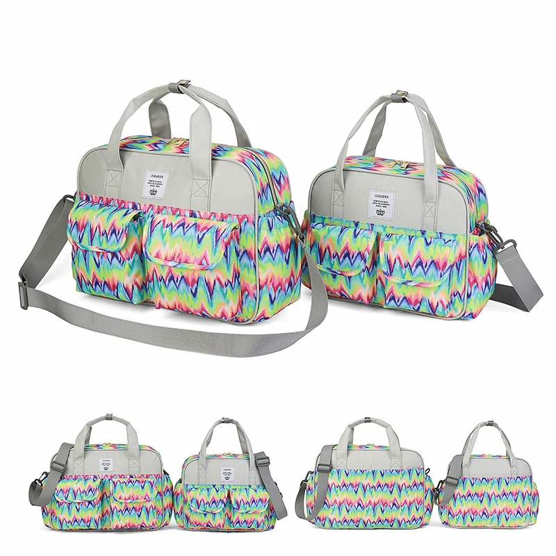 LECELS EEN-Sac fourre-tout multifonctionnel ALTERMommy, sac de grande capacité, sac à couches pour bébé, sac à main pour poussette, 2 pièces