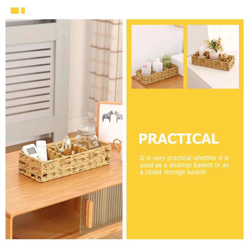 

Straw Storage Basket Woven Imitation Gourd Grass Baskets Toy ganizer Home Decorative Basket Storage Container