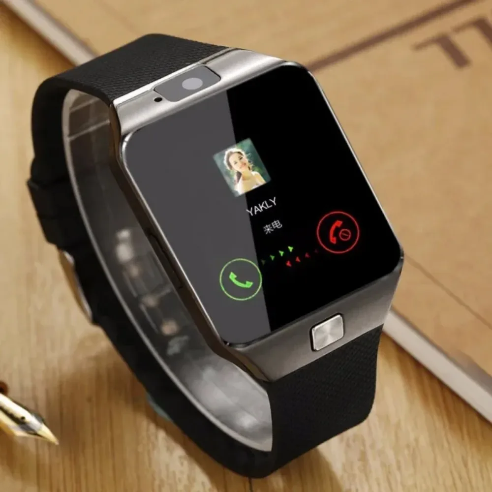 DZ09 Q18 Jam Tangan Pintar Layar Sentuh Digital Gelang Kamera Bluetooth Jam Tangan Pintar Kartu SIM Mendukung Telepon Ios Android
