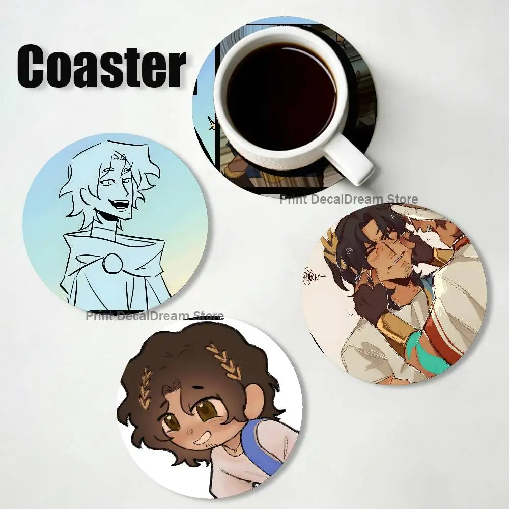 

E-Epic the MusicalS T-Telemachus Cartoon Anime Cute Wooden Coaster Coffee Shop Beverage Shop Family Restaurant Cafe Decoration