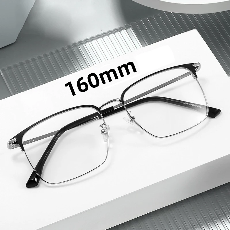 Vazrobe 160mm Oversized Eyeglasses Frame Men Huge Wide Glasses Male Fat Face XXL Size Spectacles for Prescription Optical Lens