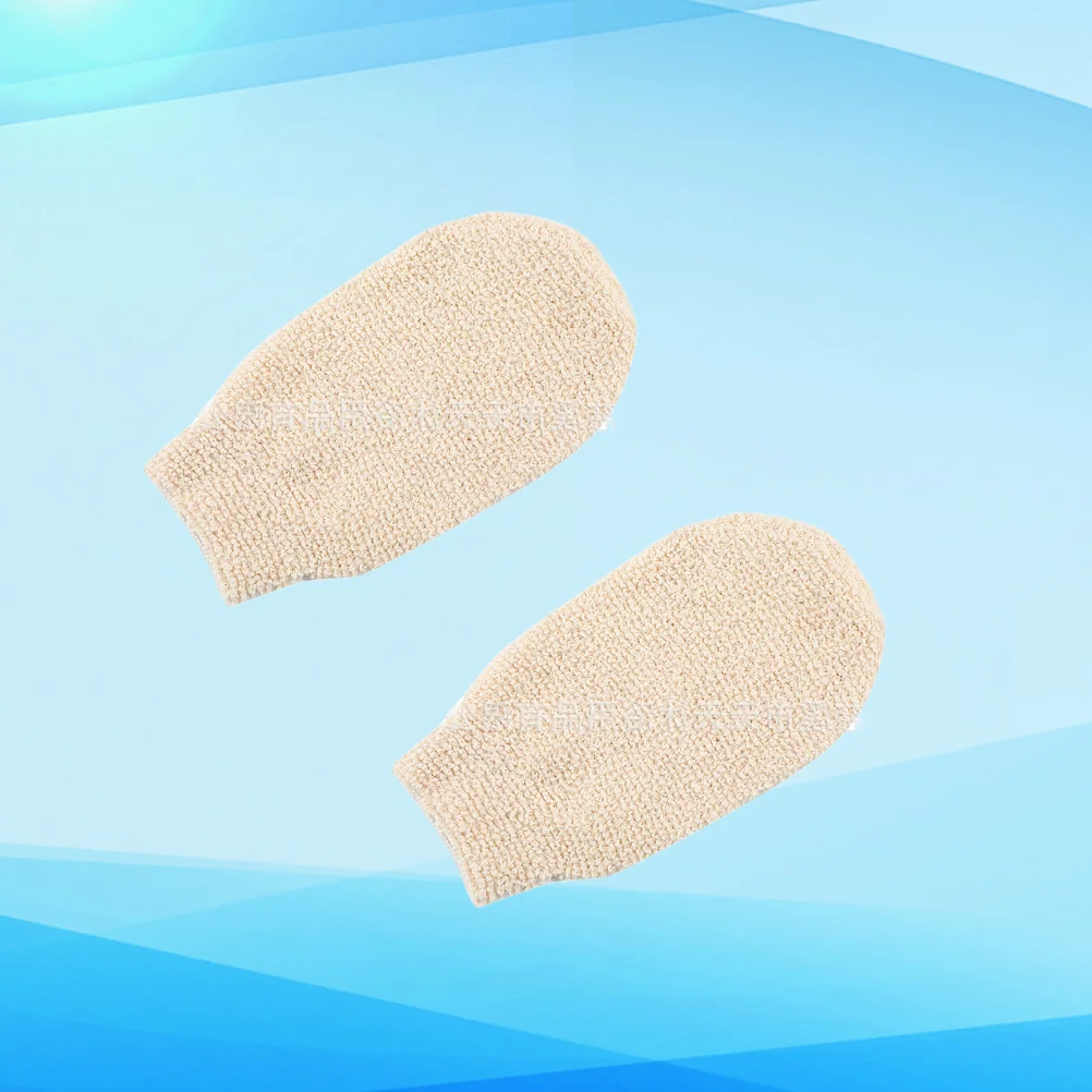 Gants extensibles de bain, gIslande du dos, serviette de massage corporel, accessoires de bain, 2 pièces