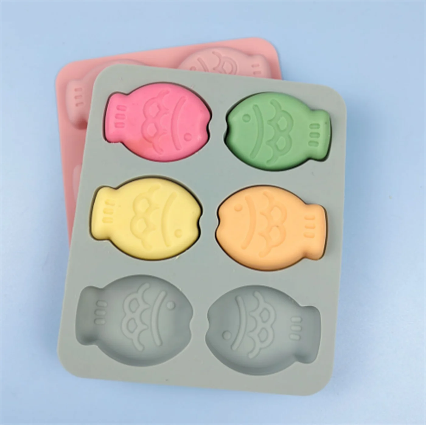 

2D Taiyaki Fish Cupcake Mold for Dessert Soap Making DIY Wedding Cake Jelly Candy Decoration Craft Baking Tools