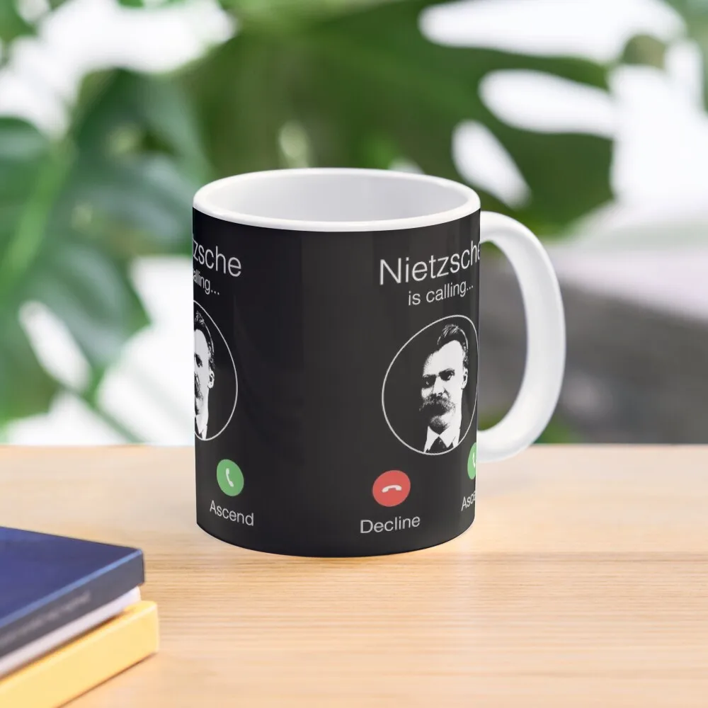 

Nietzsche Calling - Decline or Ascend Coffee Mug Cups For And Tea Creative Cups Cups Sets Mug