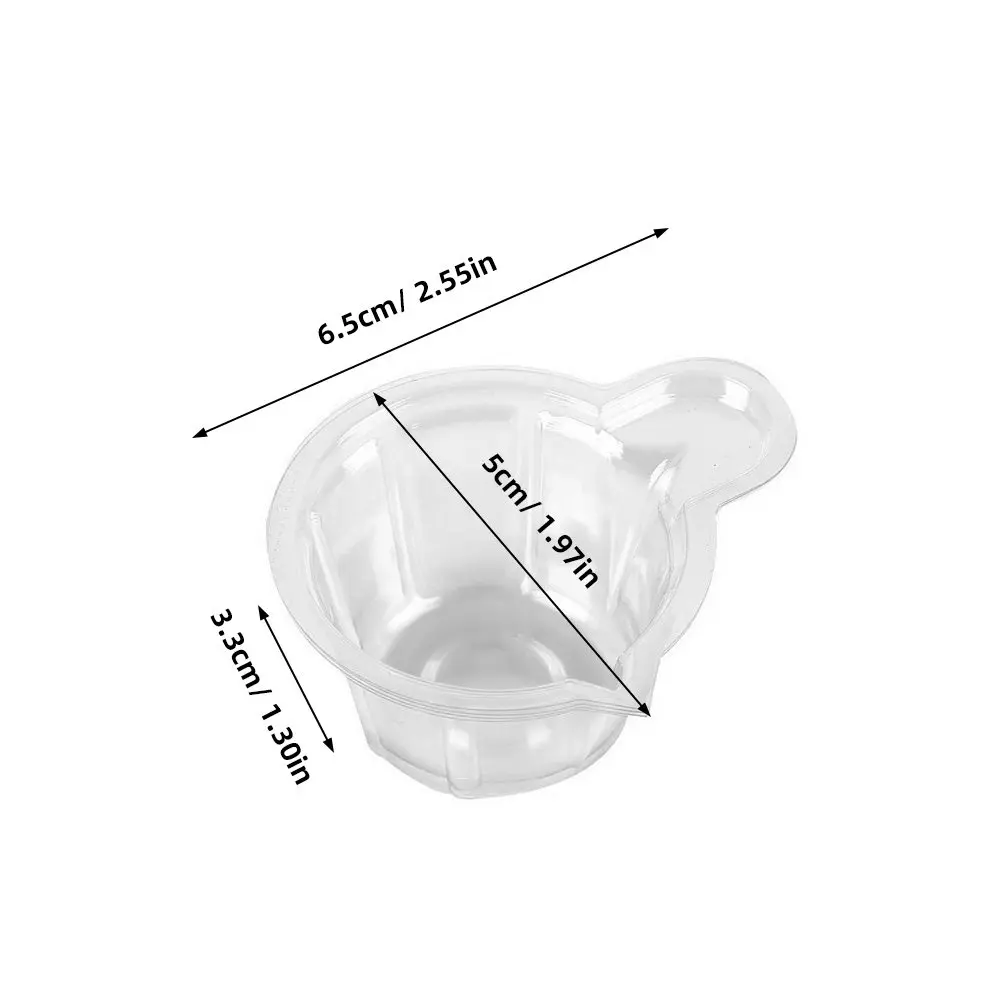 100Pcs Resin Mixing Cups Plastic Transparent DIY Epoxy Craft Making Tool Kit for Epoxy Resin Mixing Cups Bowls Dispenser