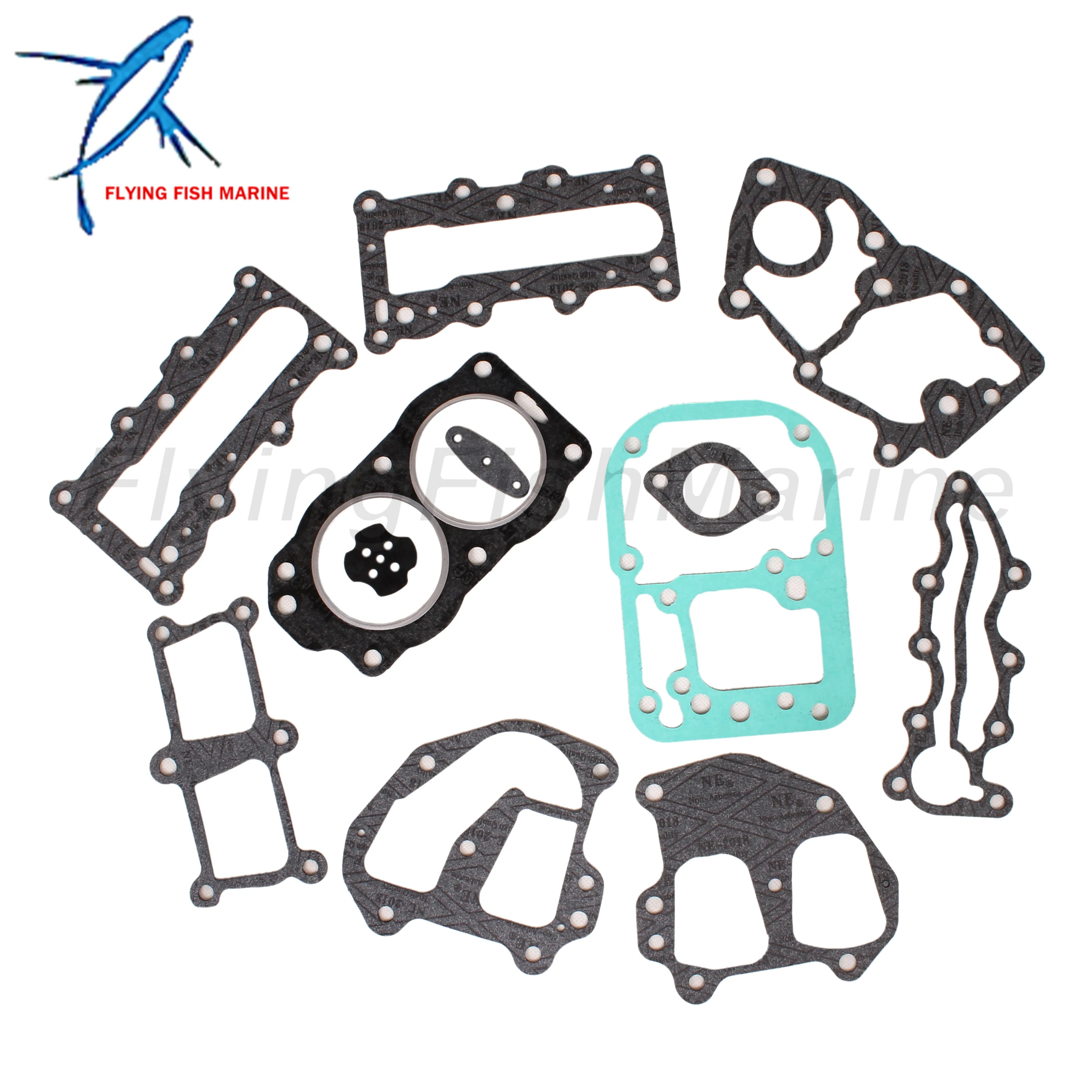 Outboard Motor 436358 0436358 39353 Power Head Powerhead Gasket Set Kits for Evinrude Johnson OMC BRP 9.9HP 15HP WSM 500-119