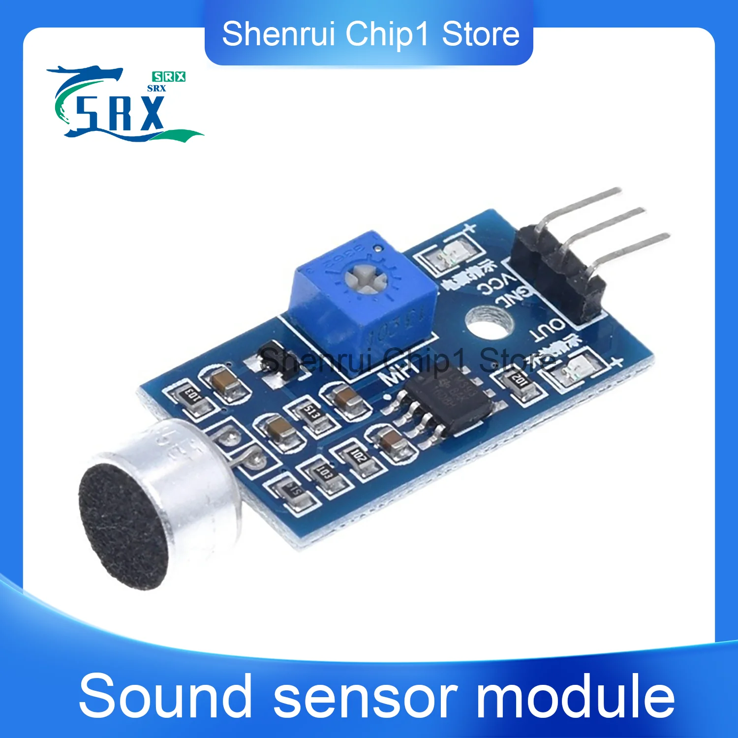 Sound Sensor Module Sound Detection Module Whistle Module Voice-activated Switch Output High and Low Level DIY