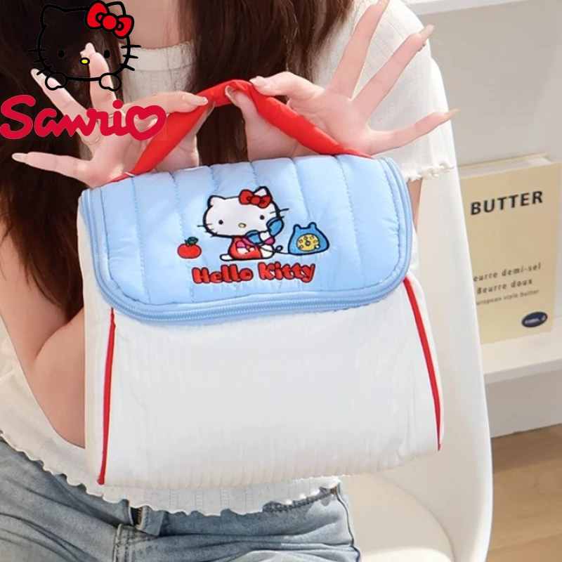 

Sanrio Hello Kitty New Portable Cosmetic Bag Cartoon Cosmetic Bag Large Capacity Portable Wash Travel Storage Bag High Quality