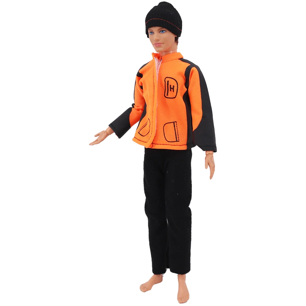 Christmas Ken Doll Clothes Sportswear Daily  For Ken Doll Clothing Accessories Doll Overcoat Surf Boat Children\'s Toys Gift