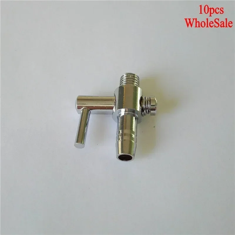 10PCS Stainless Steel Aquarium Tank Air Pump Air Flow Tube Pipe Line Control Valve Air Pump Switch Accessories