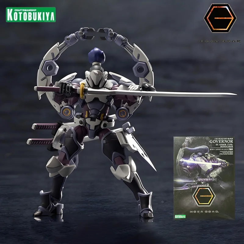 Kotobukiya Original HEXA GEAR série blanc Lin corne Anime figurine assemblage décoration ornement Mode jouets modèle à collectionner