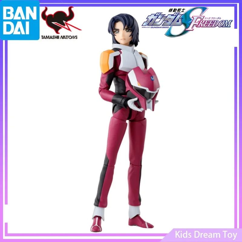 Bandai in Stock Original S.H.Figuarts GUNDAM Anime -ATHRUN ZALA&SHINN ASUKA(Compass Pilot Suit Ver.)- Action Figures Toys Model