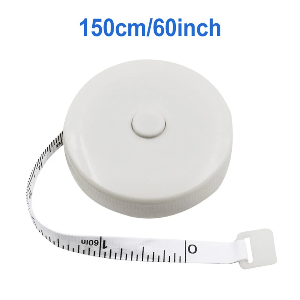 150cm Mini Tape Meter Tape Tailor Ruler Keychain Measuring Tape Clothing Size Tape Measure Portable Sewing Tools Accessory