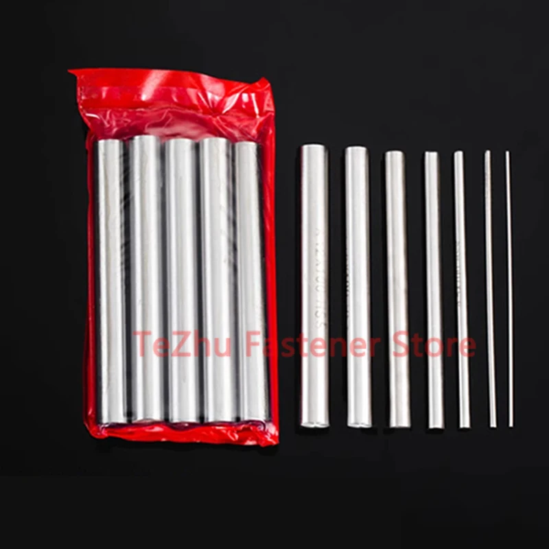 1pcs Diameter 3mm-6.9mm Length 200mm HSS White Steel Solid Round Rod Precision CNC Cutting Turning Lathe Tool Bar Hardened