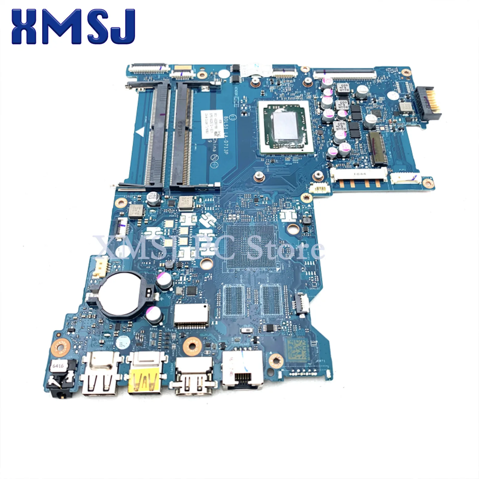 XMSJ 903914 -001 902570 -601 902570 -001 LA-D713P Moederbord Voor HP 15-BA 15Z-BA Laptop Moederbord Met A12-9700P CPU