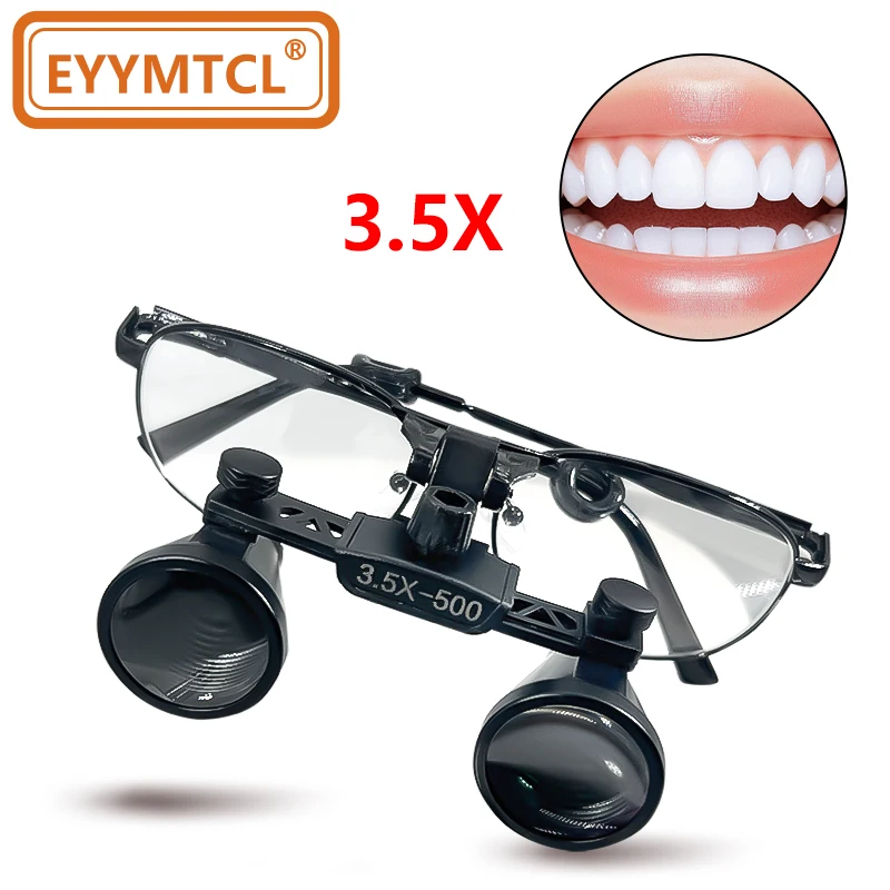 

Стоматологические лупы EYY 3.5X, сверхлегкие оптические лупы, бинокулярные увеличители 340-500 мм, увеличительное стекло для стоматологических лабораторий и медицинской хирургии