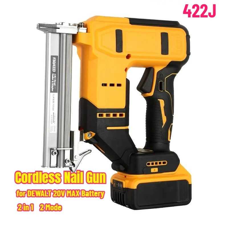 

Cordless Nail Gun for DEWALT 20V MAX Battery 2-in-1 Brad Nailers 2 Mode Lightweight and ErgonomPortable Home DIY Power Tools